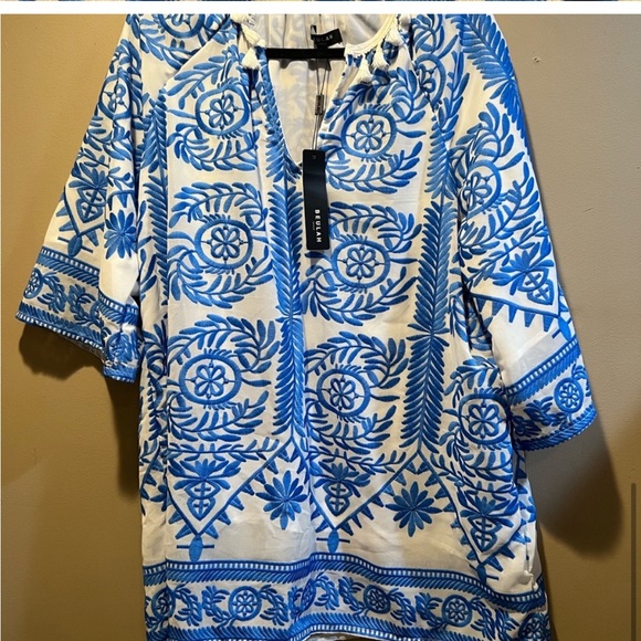 NWT Vici Beulah Lauderdale Embroidered Mini Dress sz S/M - Picture 3 of 5